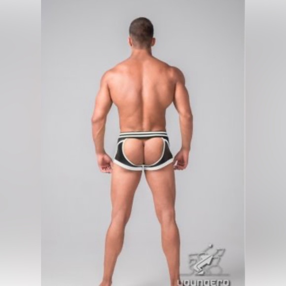 MASKULO - Fetish Trunks Codpiece Open Rear White.TR110-80-M - Picture 2 of 9